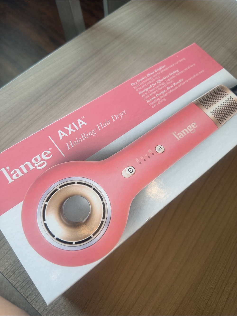 Lange AXIA HaloRing Hair Dryer - Pink